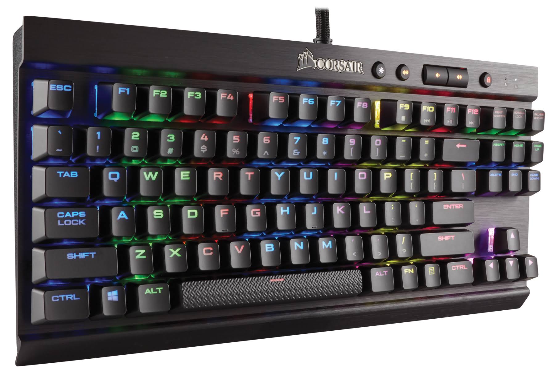Compact Mechanical Gaming Keyboard with Cherry MX Speed RGB E8321