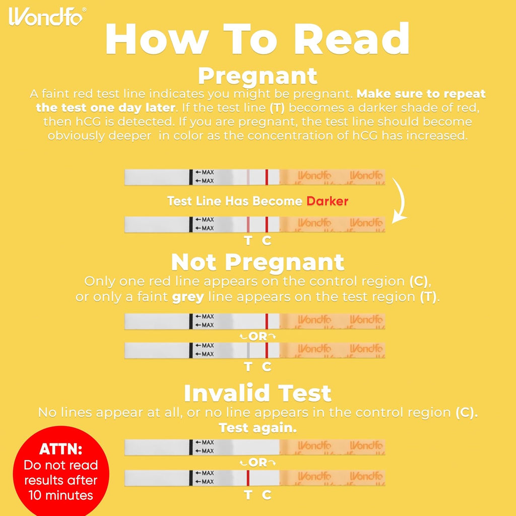 25 Packs Early Result Pregnancy Test Strips U39442