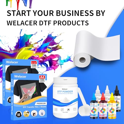 100 Sheets A4 Double Sided Thick Clear PET Heat Transfer Paper G156