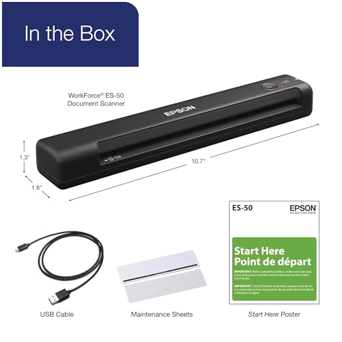 Portable Sheet-Fed Document Scanner R51457
