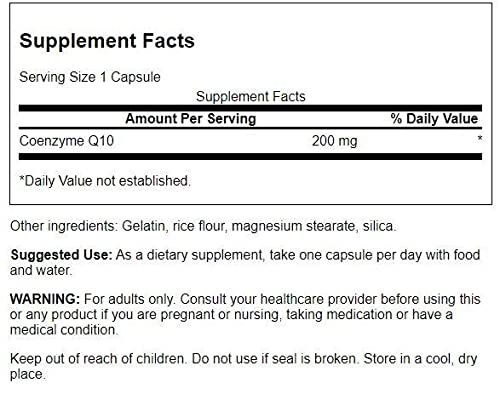 200 mg 90 Capsules CoQ10 Supplement H7510