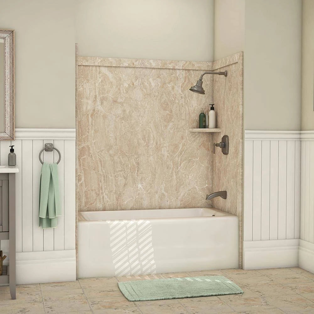 9-Piece Alaskan Ivory Tub Surround T610