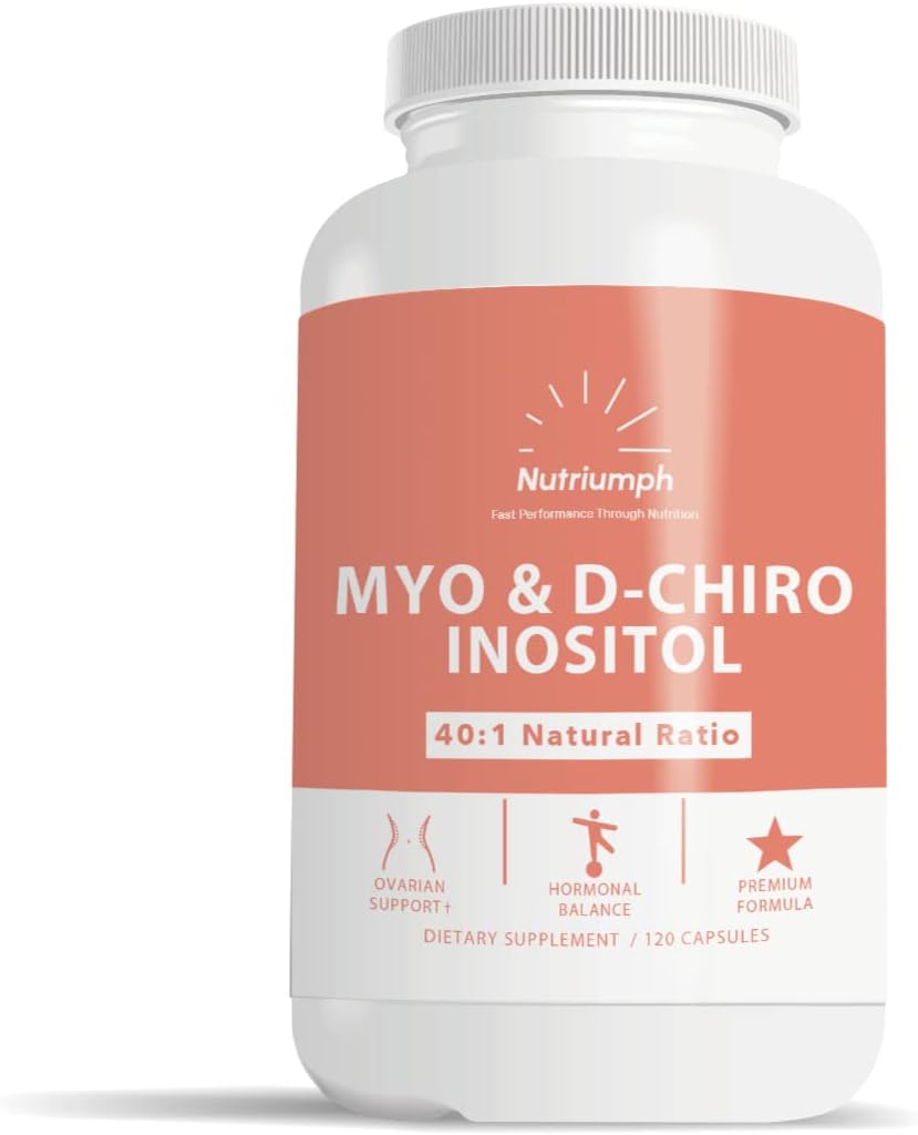 120 Capsules Myo Inositol and D Chiro Inositol Supplement J68188
