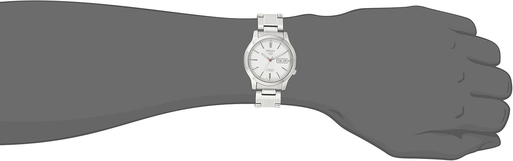 Stainless Steel Automatic Watch with White Dial M914353