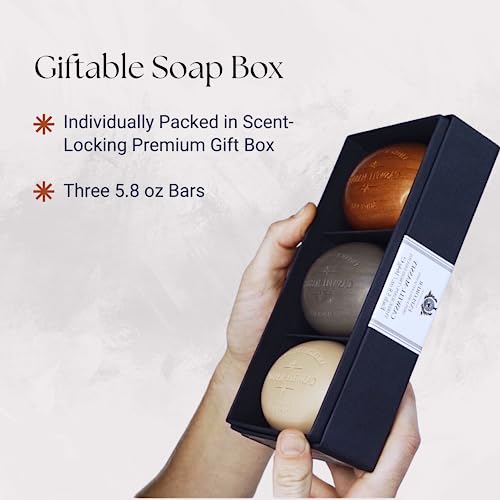 3 (5.8 oz bar) Castile Bar Soap Gift Set D418192