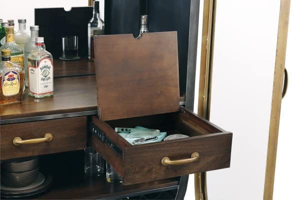 Black Wine & Bar Cabinet W21857