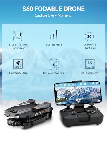 Foldable E58 Drone with 1080P HD Camera I1908
