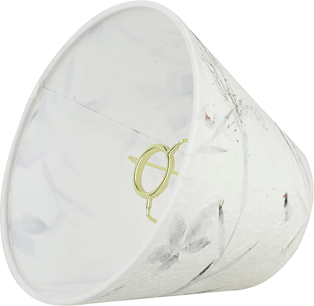 Off White Empire Shape Lamp Shade, 9" Wide K91188