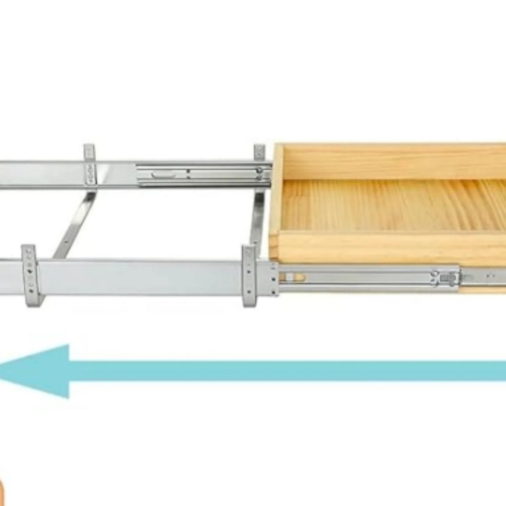 20W x 21D Slide Out Wood Drawer Shelf I98605