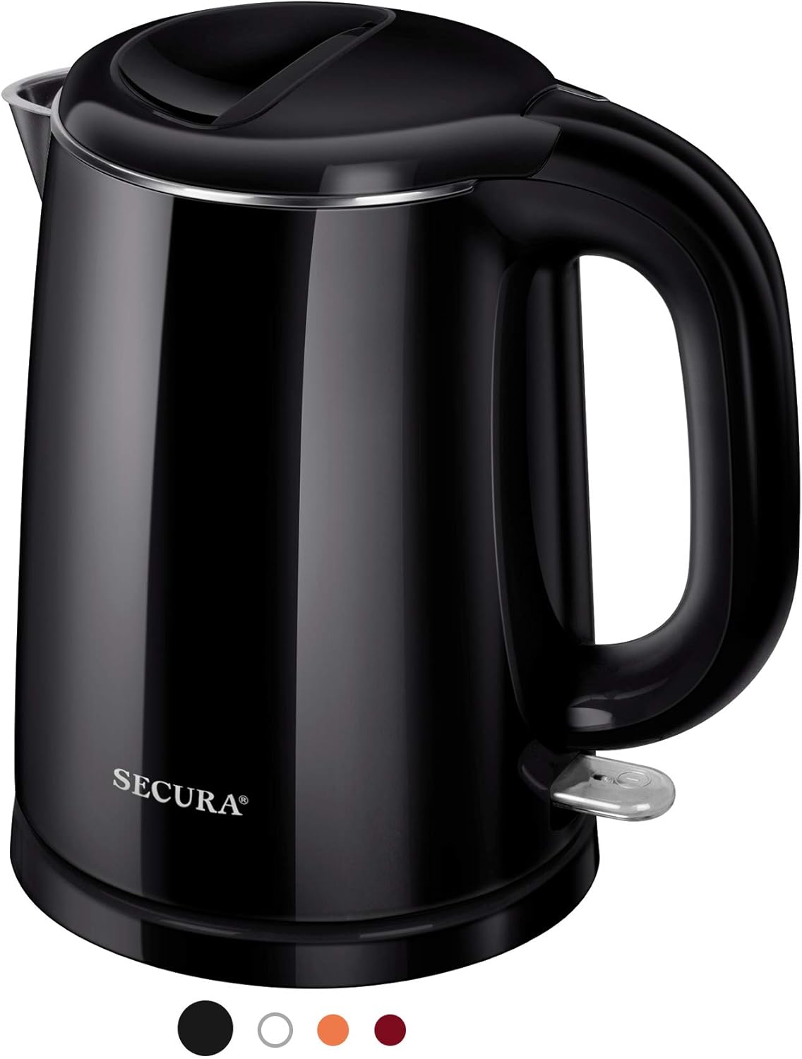 Stainless Steel Double Wall Electric Kettle, 1.0L (Black) Z9432