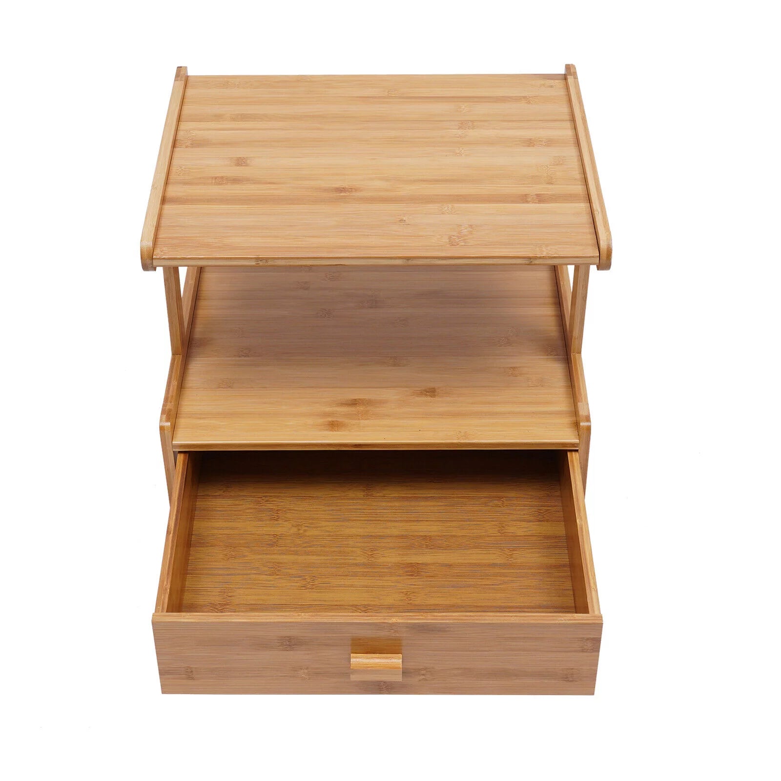 2-Tier Mobile Printer Stand with Wheels N25823