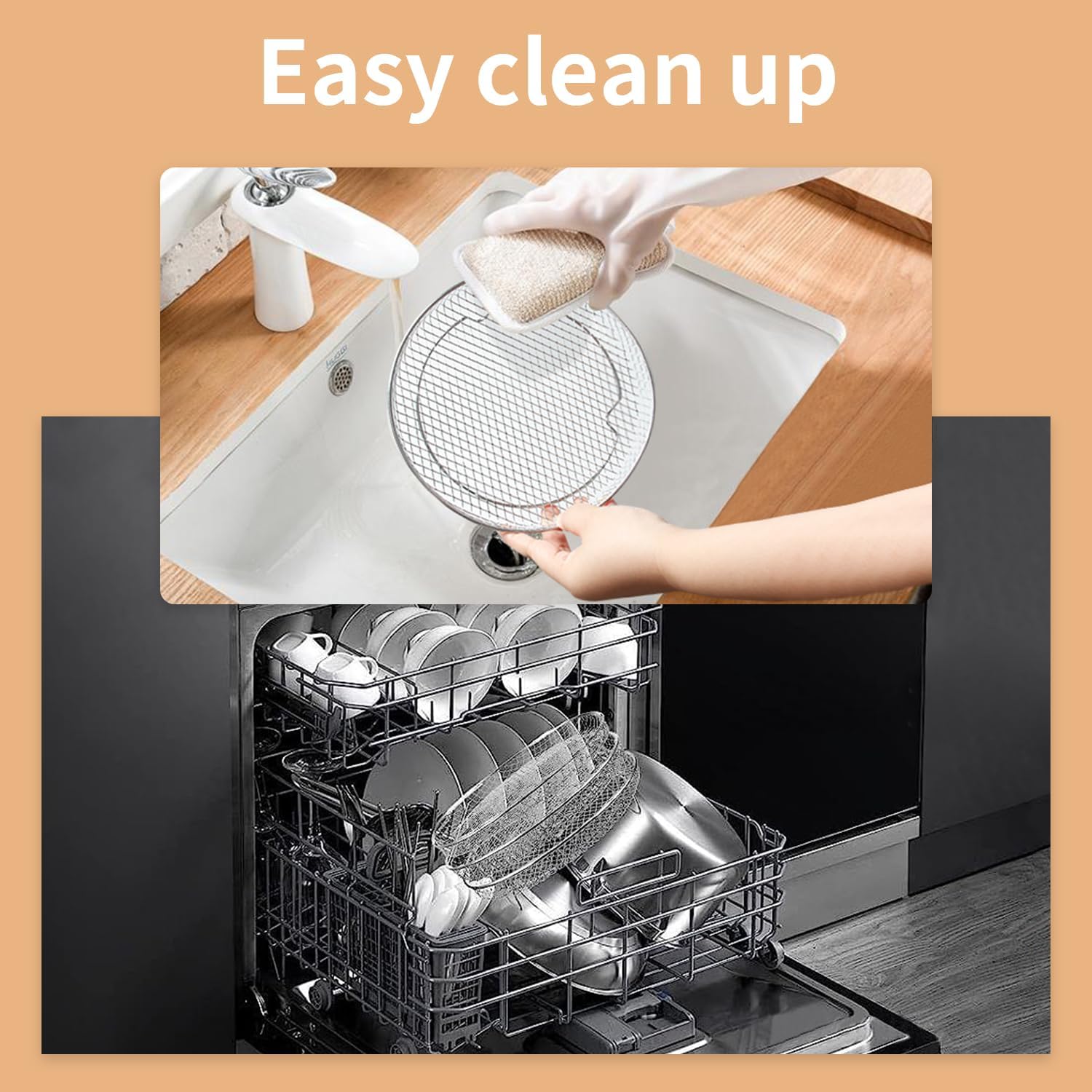 11Pcs Stainless Steel Air Fryer Racks B888