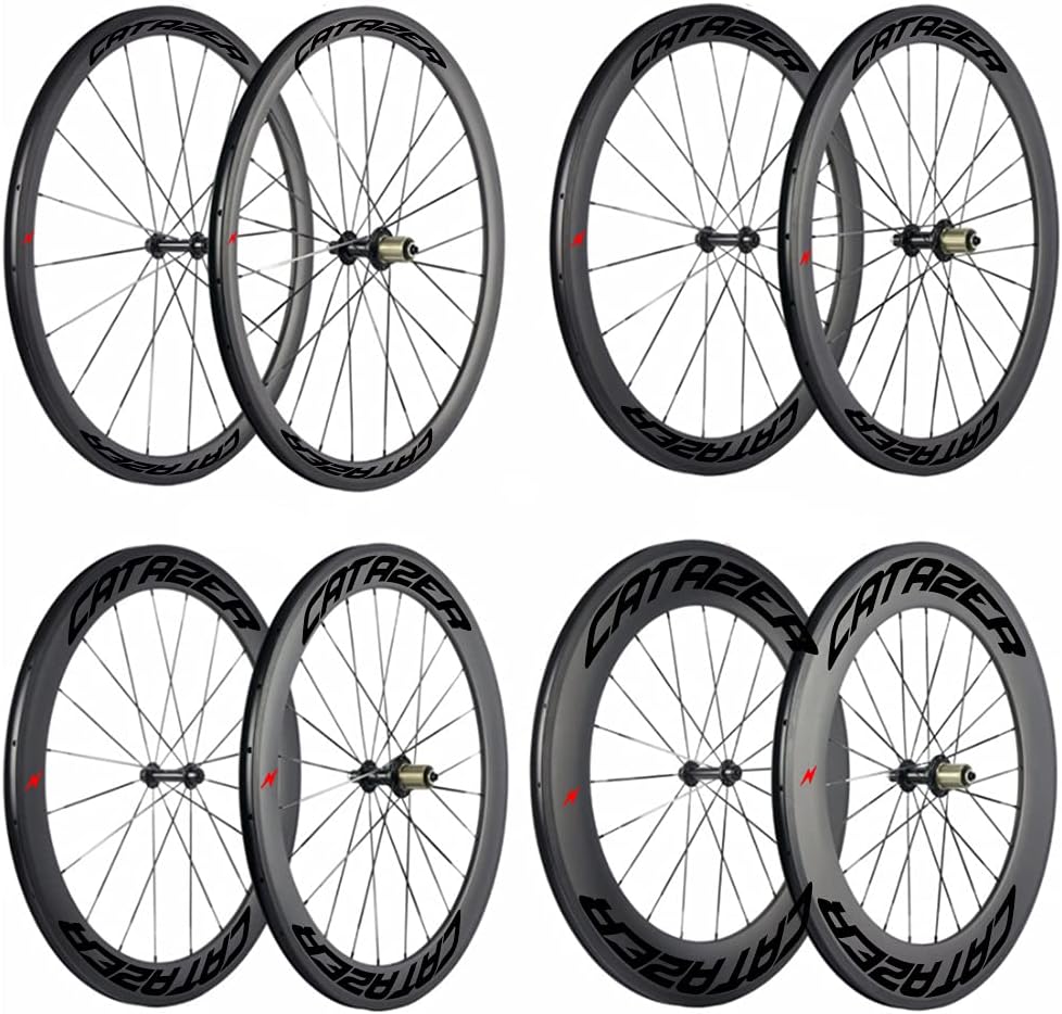 700C Carbon Road Bicycle Wheelset 50mm Tubular Rim Brake S86606