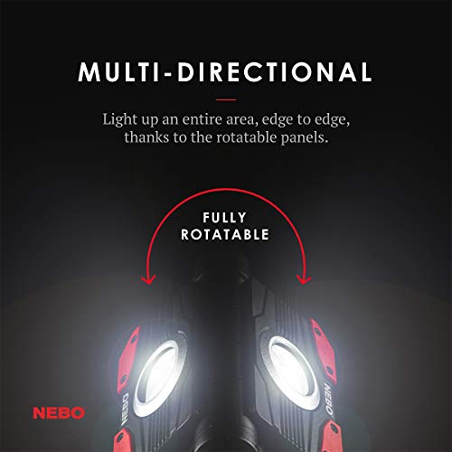 Compact LED Flashlight with Swivel Head, Magnetic Base, Rugged Aluminum Construction H29113