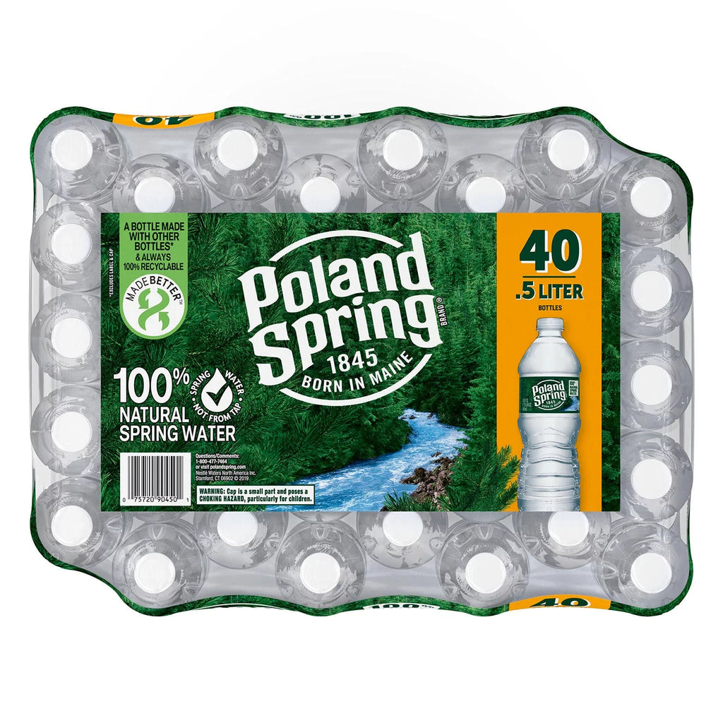 16.9 Fl Oz 40 Count Natural Spring Water C847