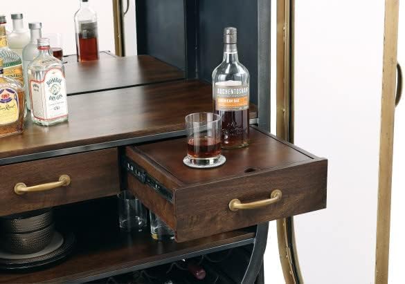 Black Wine & Bar Cabinet W21857