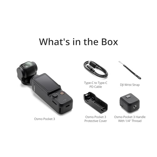 1'' CMOS 4K/120fps Vlog Camera with 3-Axis Stabilization P753867