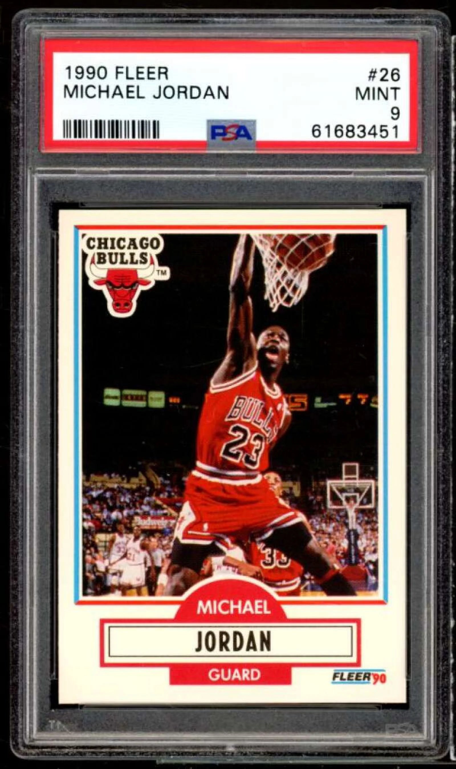 1990-91 Fleer #26 PSA 9 Card D938099
