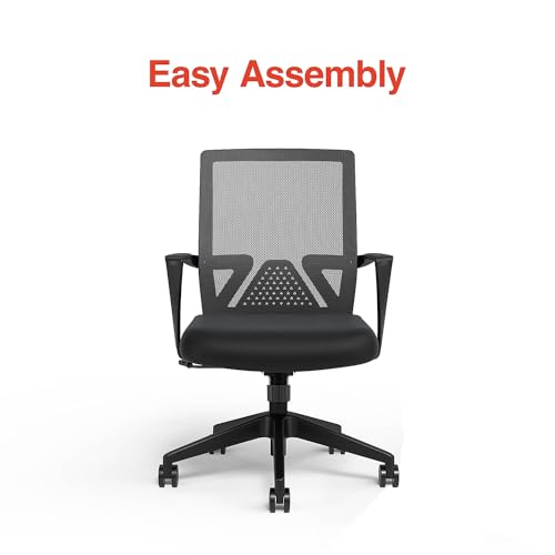 Black Ergonomic Mesh Office Desk Chair K3597