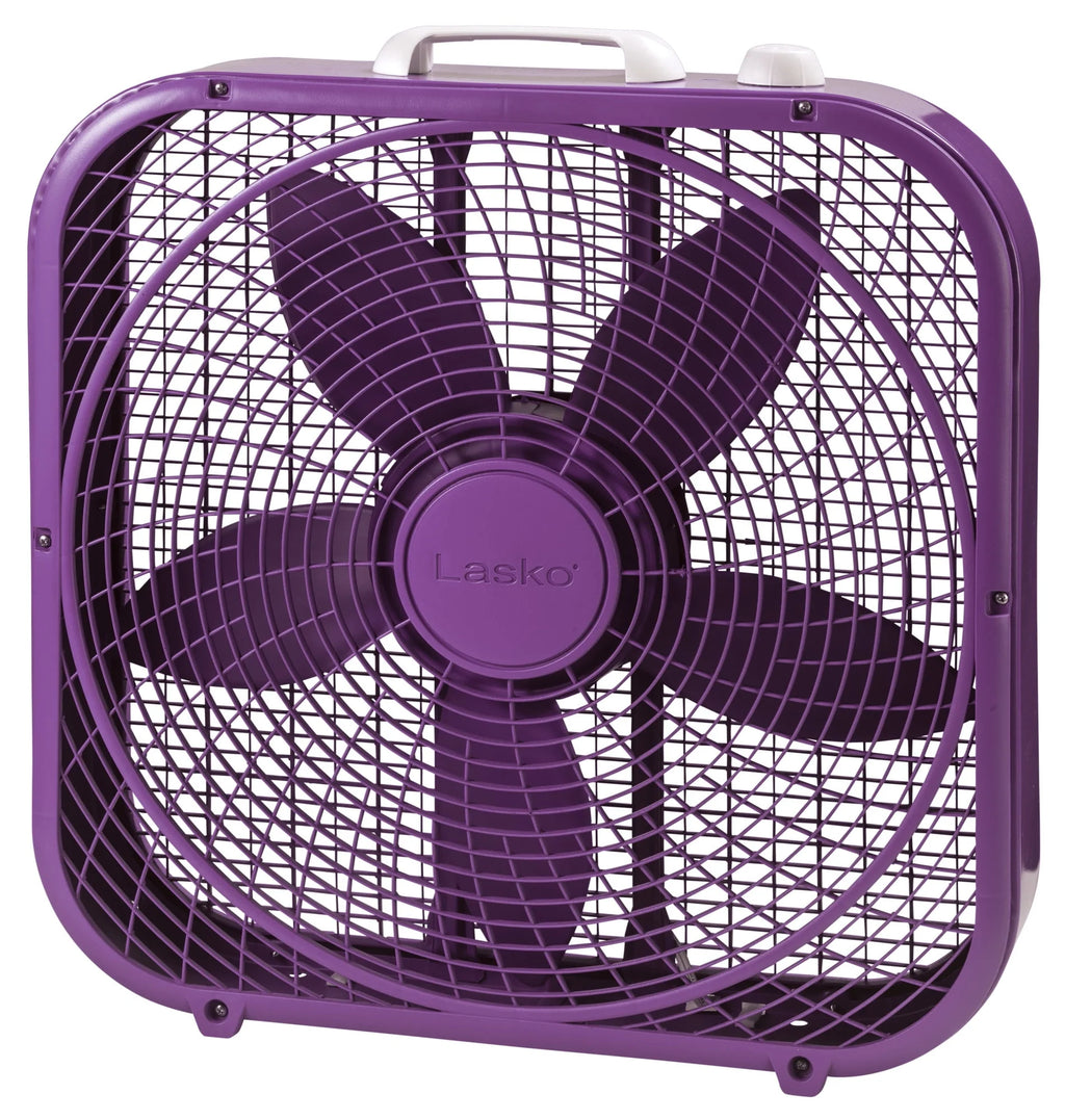 White 20 Box Fan with 3 Speeds E691