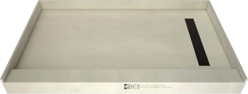 Brushed Nickel Trench Shower Pan W80102