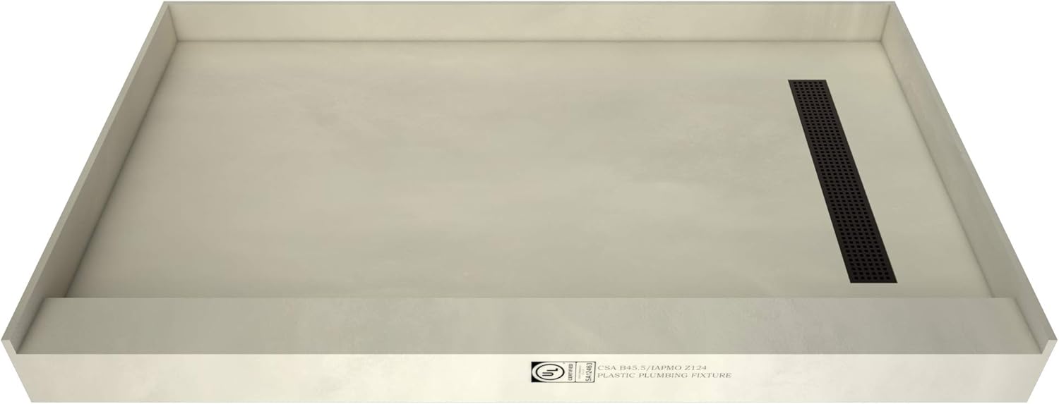 Brushed Nickel Trench Shower Pan W80102