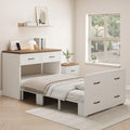 Twin Size Murphy Bed with Mattress Included M45131