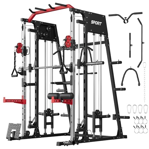 Heavy Duty Power Cage with Dual Pulley System J500