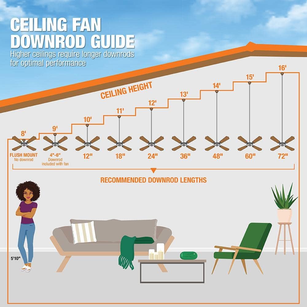 60" Outdoor Oil Rubbed Bronze Ceiling Fan S530343