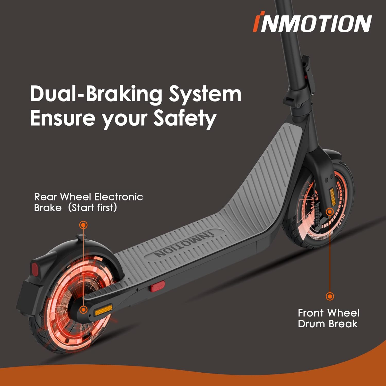 750W Electric Scooter with 22MPH 30Miles Range 10'' Pneumatic Tire O3657
