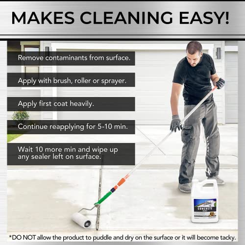 Clear Penetrating Concrete Sealer Spray F3966