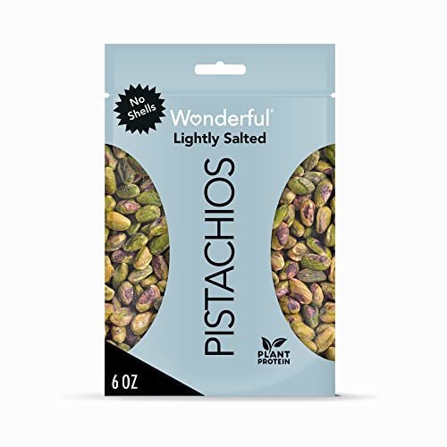 Roasted and Lightly Salted Pistachio No Shells, 12 Ounce Resealable Bag I260