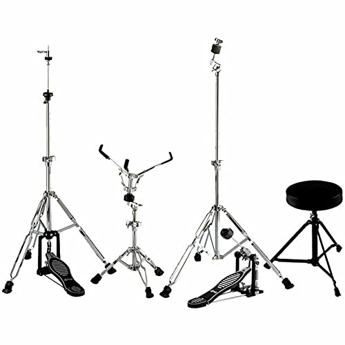 5 Piece Drum Set with Hardware and Cymbals (Black) U39209