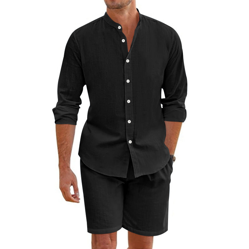 Men’s Summer Short Shirt & Shorts Set