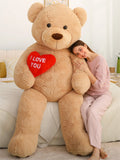Brown Giant Teddy Bear 6ft Stuffed Animal Jumbo Human Size Teddy Bear C7462