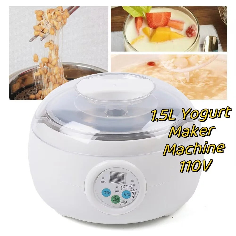1.5L Stainless Steel Digital Yogurt Maker L668