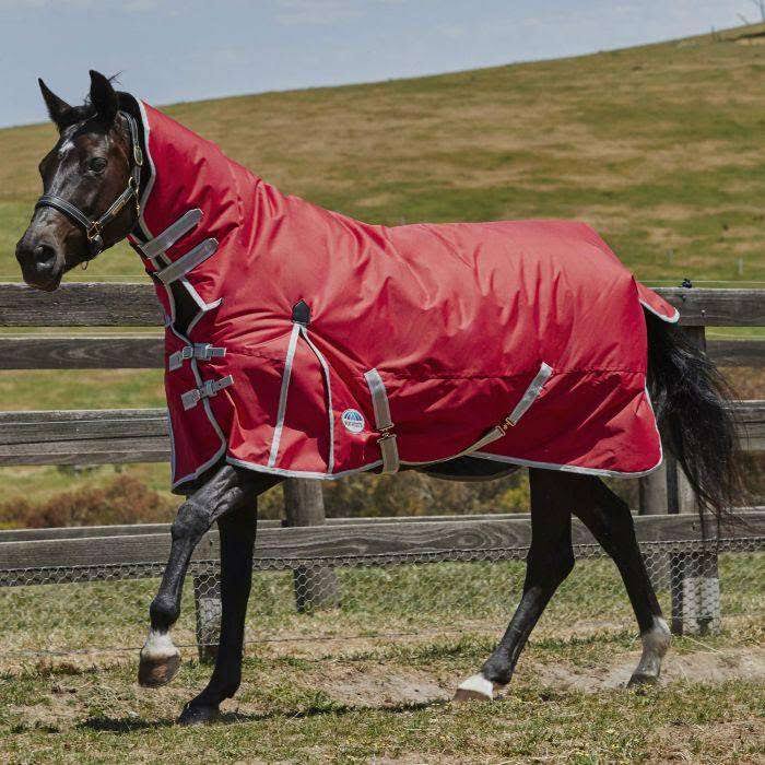 Red/Silver/Navy Combo Neck Lite W78029