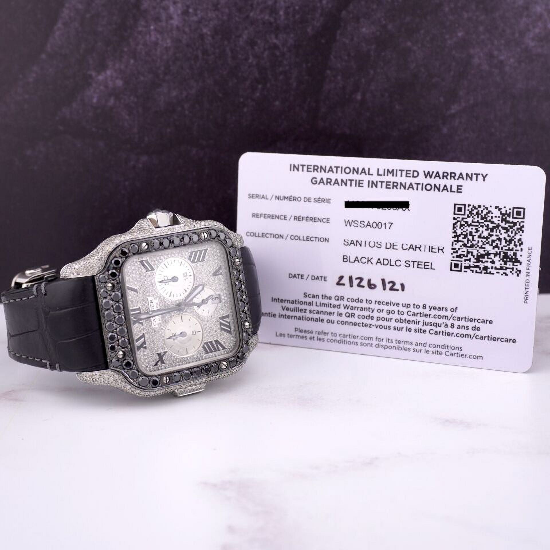 Steel Watch with Diamonds H58793
