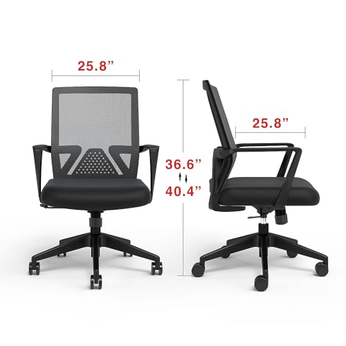 Black Ergonomic Mesh Office Desk Chair K3597