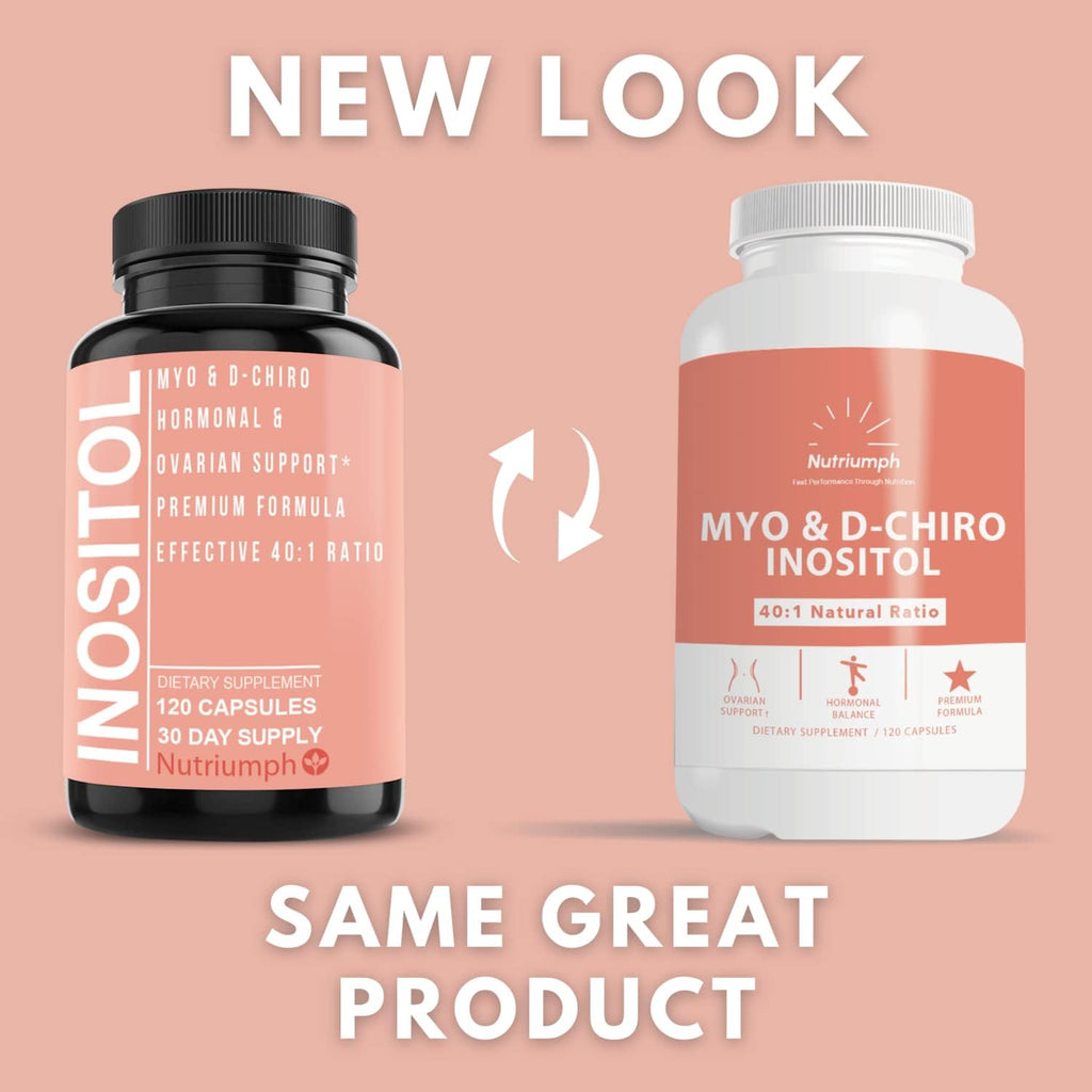 120 Capsules Myo Inositol and D Chiro Inositol Supplement J68188