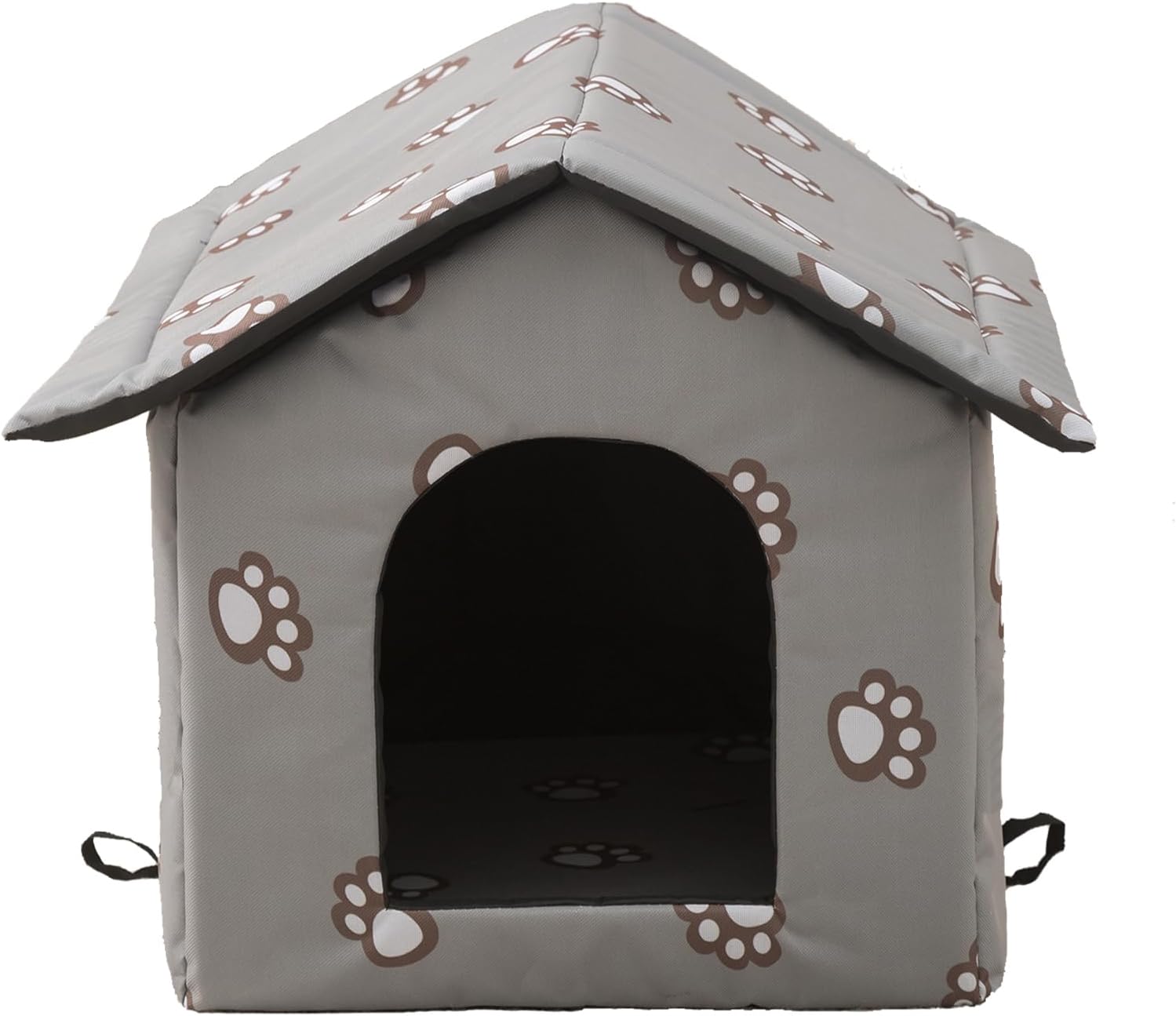 Grey Large Weatherproof Insulated Cat House G93462
