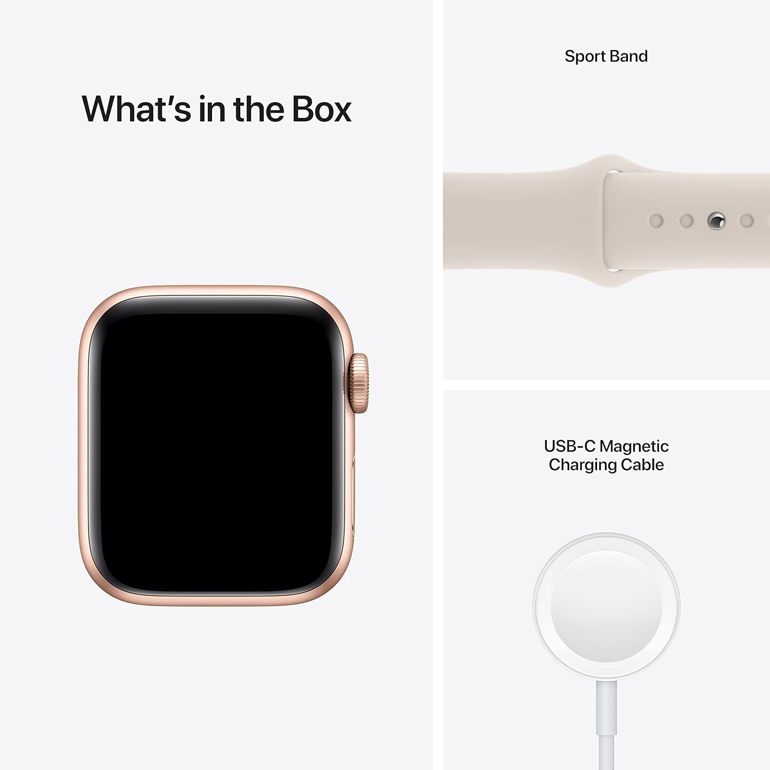 Gold Aluminium Case Smart Watch with Starlight Sport Band S179