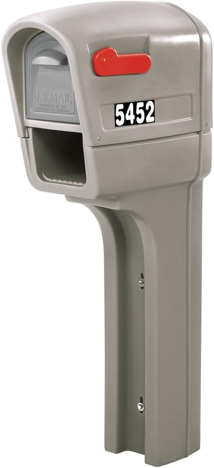 Stone Gray Mailbox H338