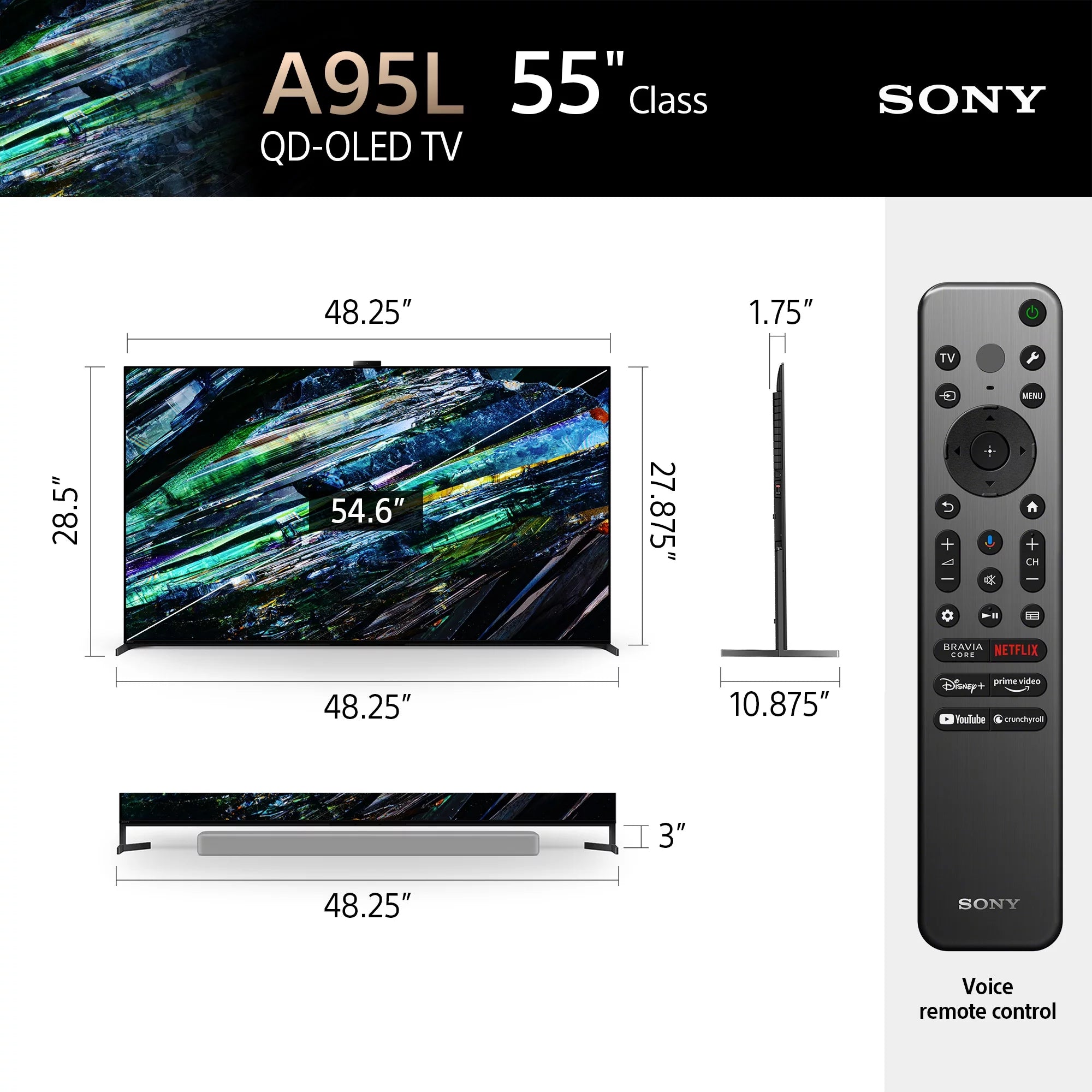 55” Class QD-OLED 4K HDR Smart TV G229