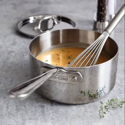 Stainless Steel Saucepan with Lid, 4 qt J7705