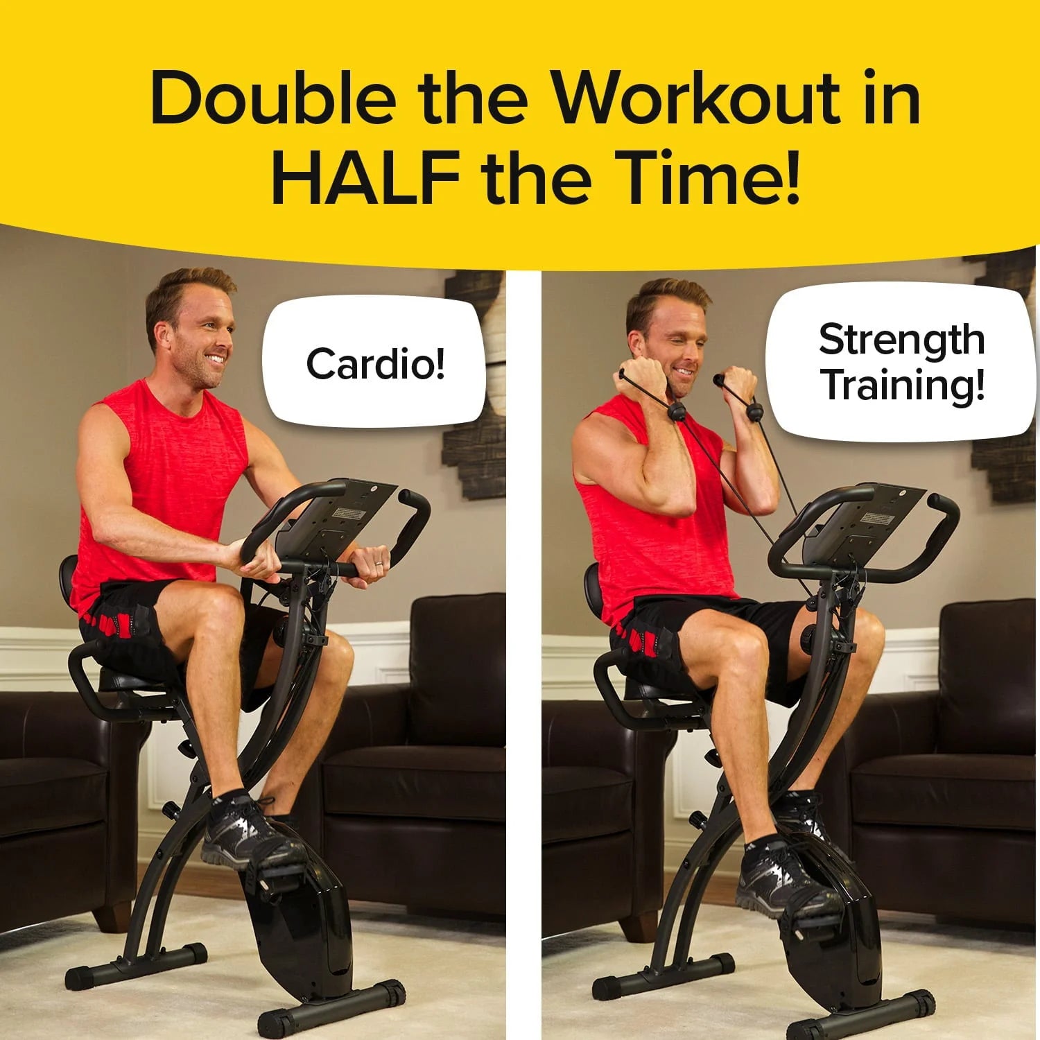 Folding Indoor Exercise Bike C87381