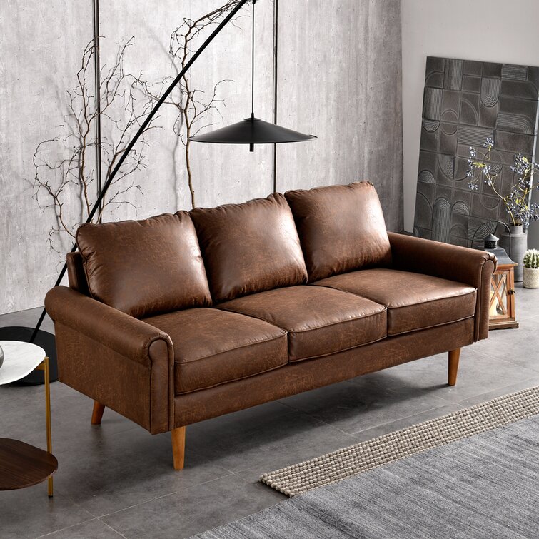 74.01" Rolled Arm Sofa W302
