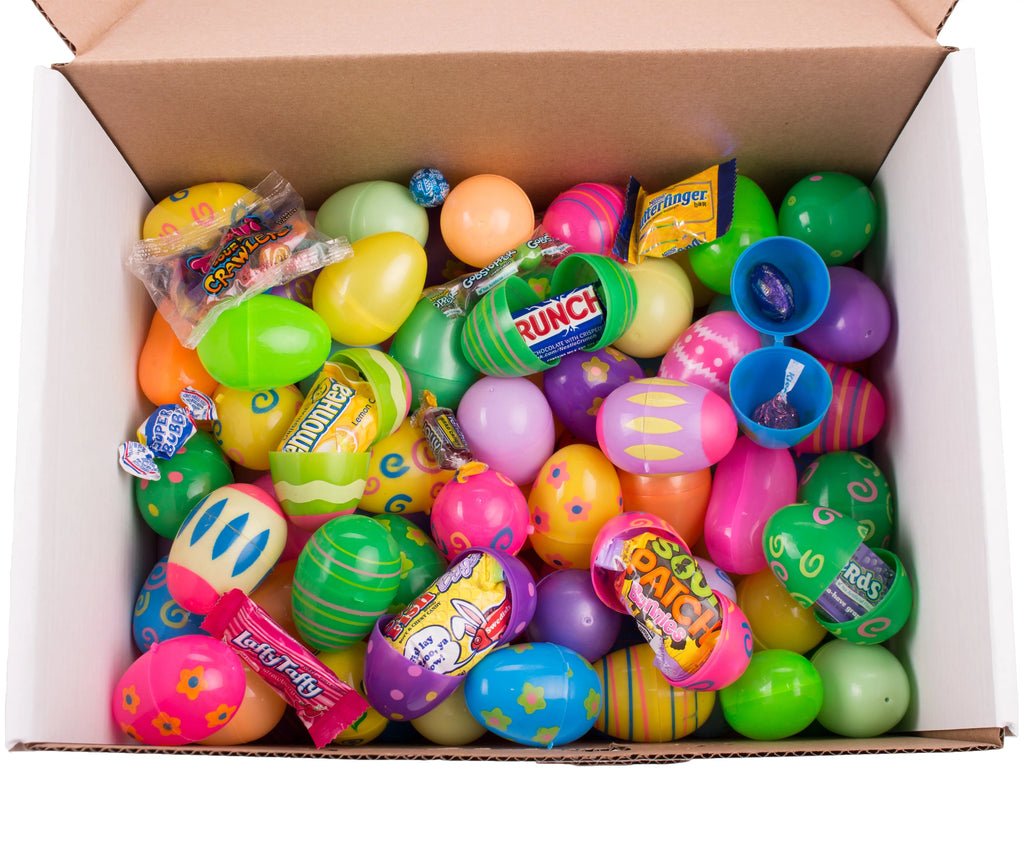 25 Pre-Filled Easter Eggs with Candy & Chocolate S5368
