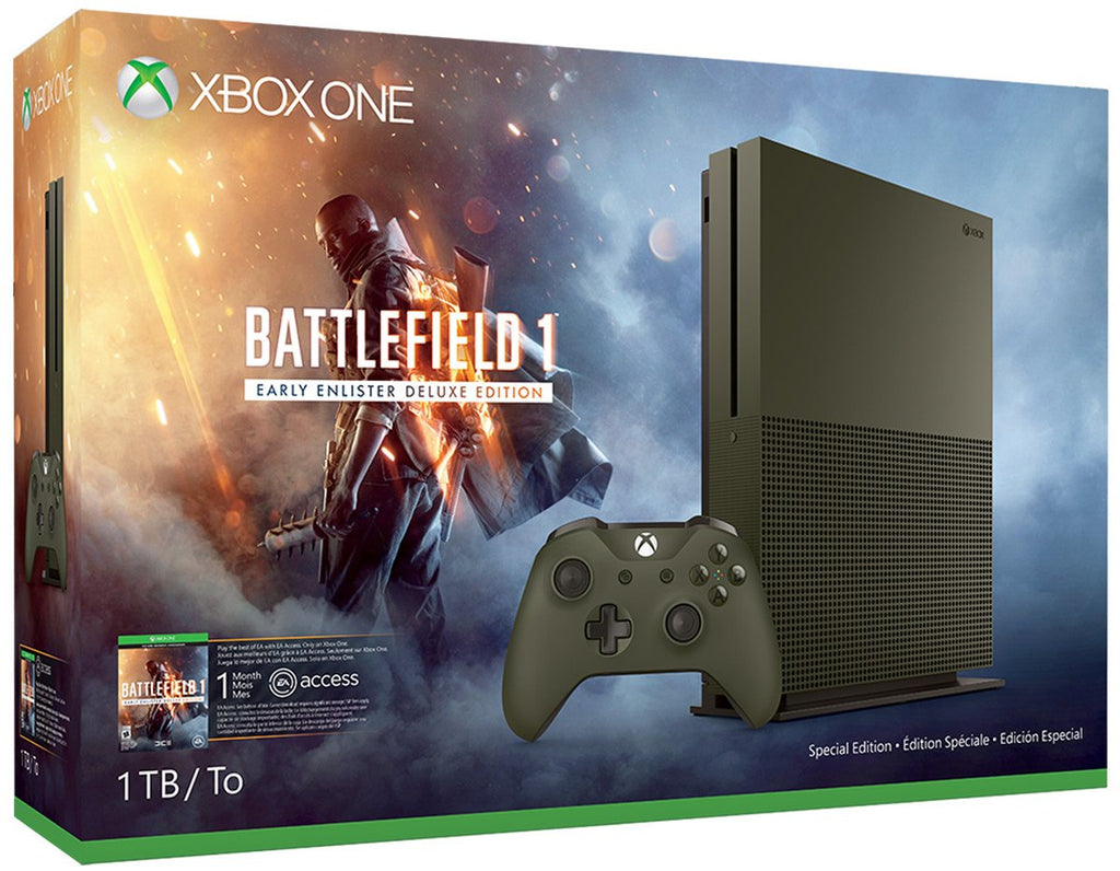 1TB HDD Military Green Game Console X47355