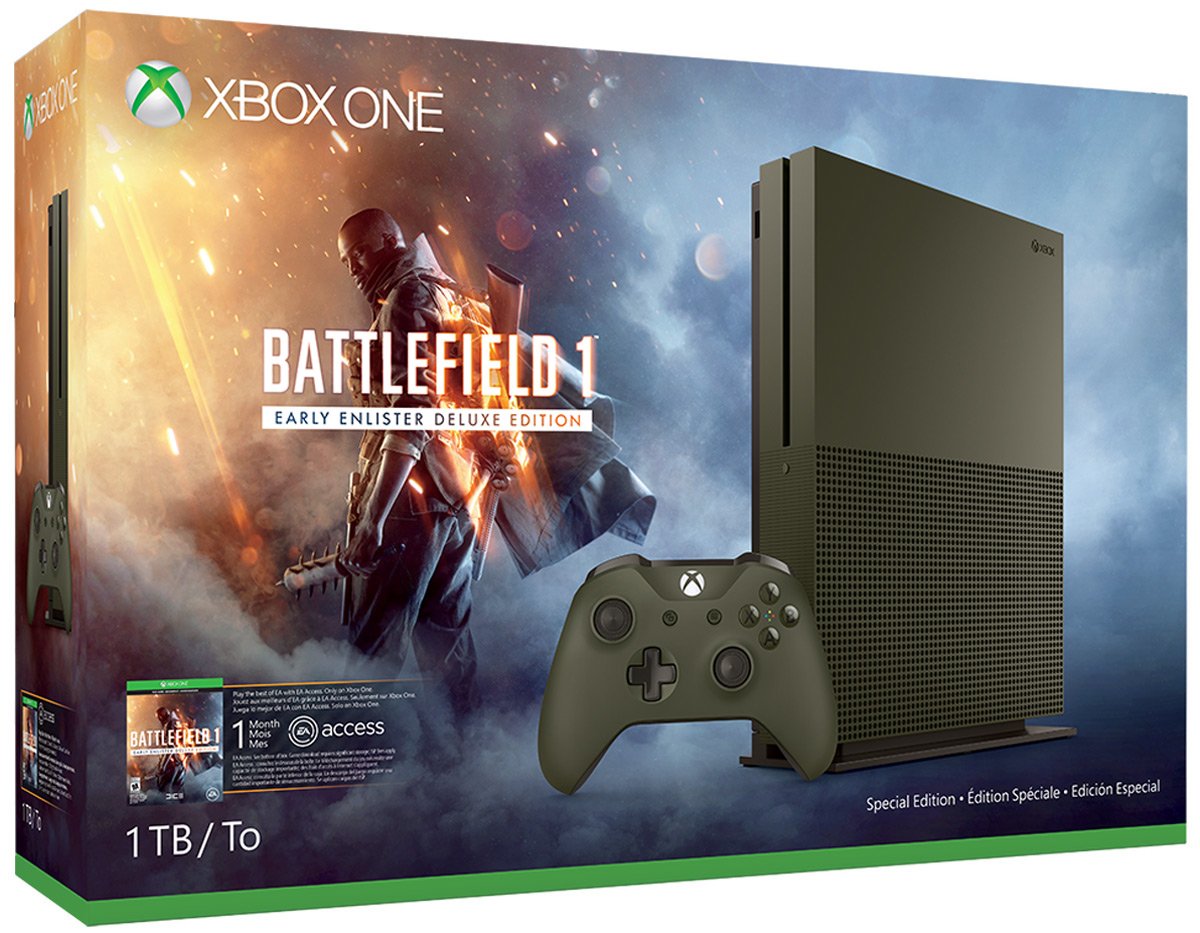 1TB HDD Military Green Game Console X47355